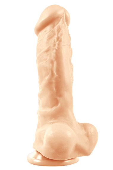 Фаллоимитатор Colours Pleasures - Thick 8 Dildo - White 23,8 см — Твой Каприз
