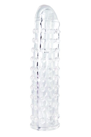 Насадка-удлинитель Mega Stretch Silicone Penis Extension прозрачная фото 1 — Твой Каприз