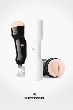Мастурбатор SPIDER MEIKI ONE вагина hands free черный — Твой Каприз