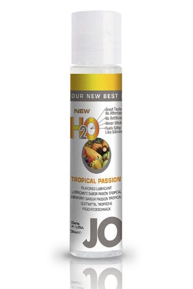 Ароматизированный любрикант JO Tropical Passion 30 мл — Твой Каприз