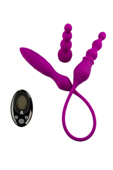 Двусторонний мини вибратор со съемным фаллоимитатором Adrien Lastic — Твой Каприз