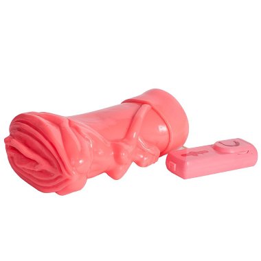 Мини вагина-девственница VIBRATOR с вибрацией розовая — Твой Каприз