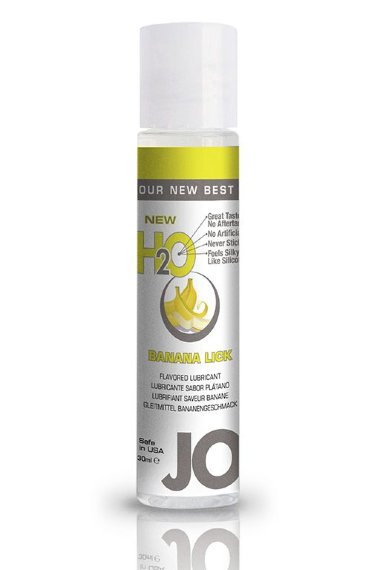 Ароматизированный любрикант JO Banana Lick 30 мл — Твой Каприз