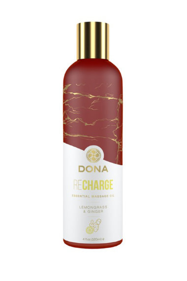 Массажное масло Dona с ароматом лемонграсса и имбиря — Твой Каприз