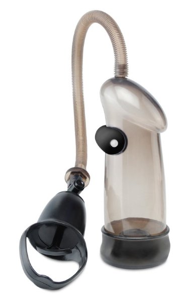 Помпа мужская SURE GRIP с вибрацией черная — Твой Каприз