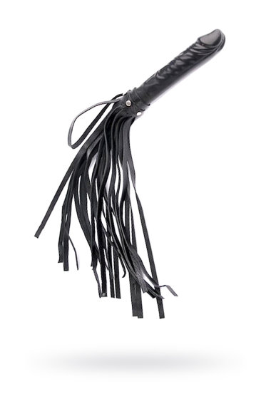 Плеть с ручкой фаллосом и кожаными хлыстами — Твой Каприз