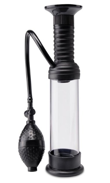 Помпа мужская Wall Banger с вибрацией черная — Твой Каприз