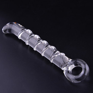 Прозрачный G-стимулятор с изогнутой головкой — Твой Каприз