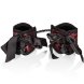 Наручники Scandal Corset Cuffs на завязках черный с красным фото 2 — Твой Каприз