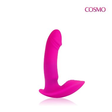 Компактный вибромассажер для стимуляции клитора и точки G COSMO — Твой Каприз