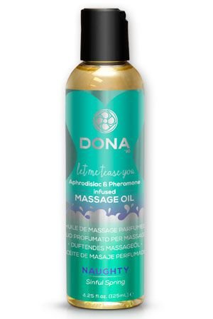 Массажное масло DONA Scented Massage Oil Naughty Aroma: Sinful Spring — Твой Каприз