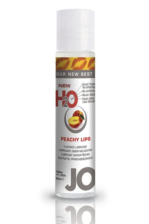 Ароматизированный любрикант JO Peachy Lips 30 мл. фото 1 — Твой Каприз