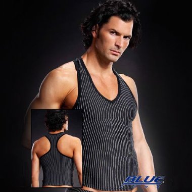 Борцовка с V-образным врезом в полоску — Твой Каприз