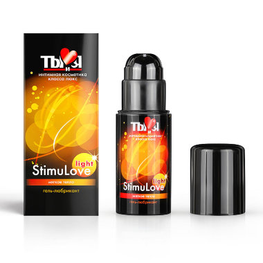 Гель-смазка с легким возбуждающим эффектом Stimulove Light — Твой Каприз