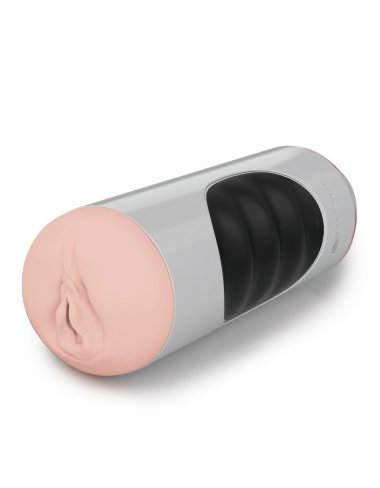 Мужской мастурбатор вагина в колбе Mega Grip Vibrating Stroker Pussy — Твой Каприз