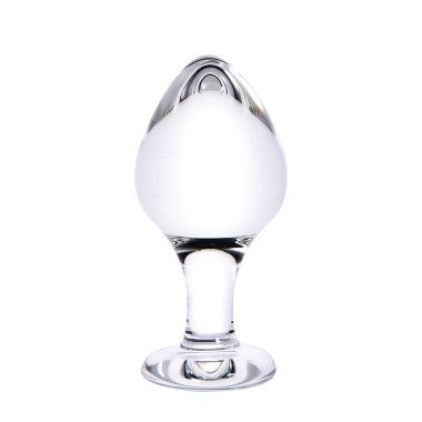 Анальная пробочка из стекла на длинной ножке — Твой Каприз