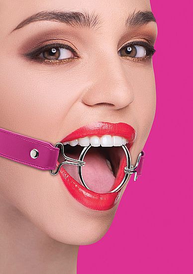 Кляп OUCH! Ring XL розовый фото 1 — Твой Каприз