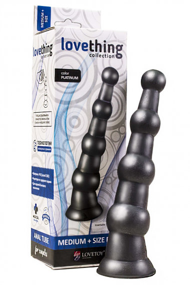Анальный стимулятор Lovething MEDIUM PLUG platinum — Твой Каприз