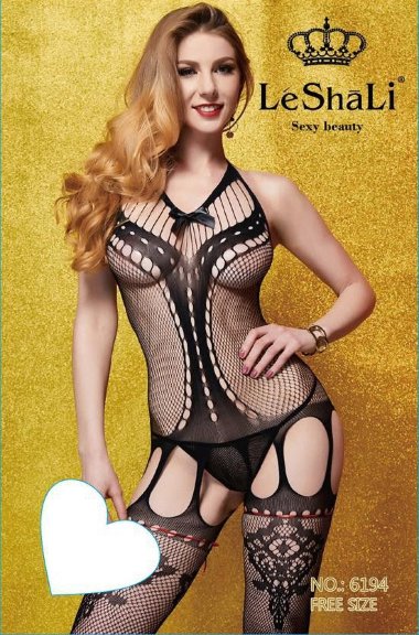 Кэтсьюит с нежным бантиком в зоне декольте — Твой Каприз