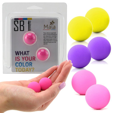 Металлический с силиконовым покрытием тренажёр Кегеля — Твой Каприз