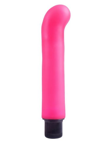 Вибромассажер с загнутым кончиком для зоны G Neon Luv Touch XL G-Spot Softees — Твой Каприз