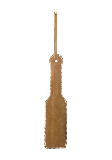 Кожаная шлёпалка OUCH! Brown — Твой Каприз