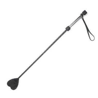 Черный стек с окончанием в виде сердечка — Твой Каприз