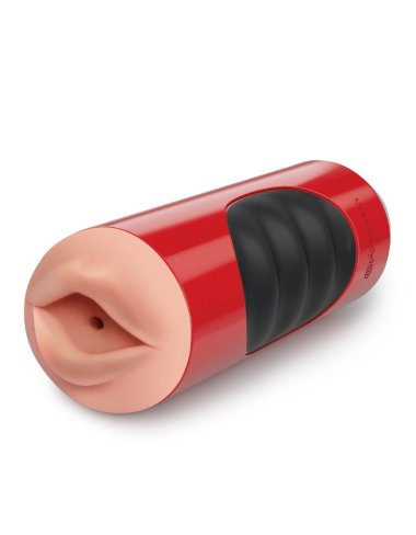 Мужской мастурбатор ротик в колбе Mega Grip Vibrating Stroker Mouth — Твой Каприз