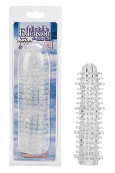 Насадка на пенис ADJUSTABLE EXTNSION прозрачная — Твой Каприз