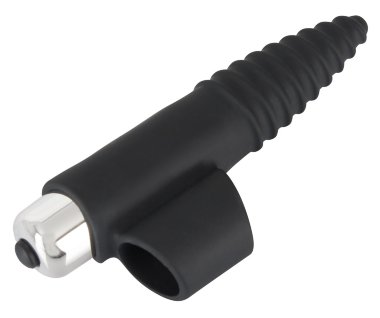 Вибронасадка на палец с винтовым наконечником Finger Vibrator — Твой Каприз