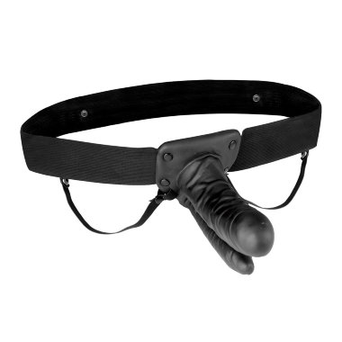 Вибрирующий полый фаллоимитатор с двойным проникновением — Твой Каприз