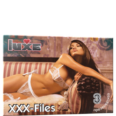 Презервативы Luxe XXX FILES — Твой Каприз