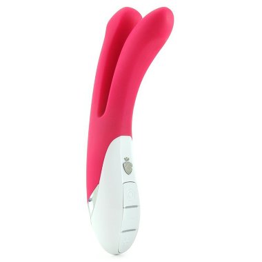 Вибромассажер Bon Aparte для двойного проникновения розовый — Твой Каприз