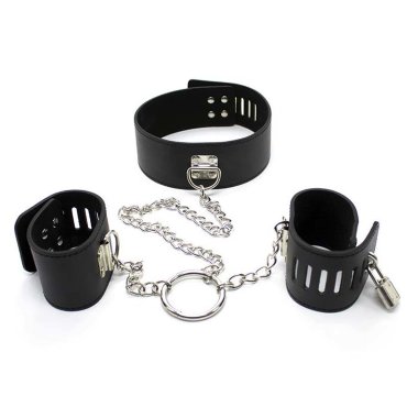 Комплект наручников с ошейником — Твой Каприз