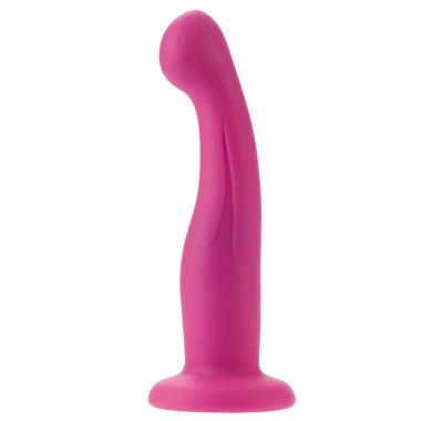 Фаллоимитатор-насадка G-Kiss на присоске из силикона розовый — Твой Каприз