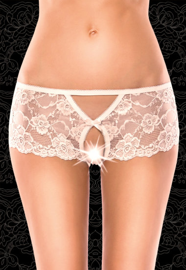 Трусики с доступом белые увеличенного размера — Твой Каприз