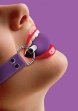 Кляп OUCH! фиолетовый фото 1 — Твой Каприз