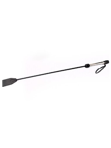 Кожаный стек с хромированной рукоятью — Твой Каприз