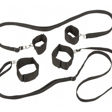Бондажный набор для ролевых игр на кровать Bed Restraint System — Твой Каприз