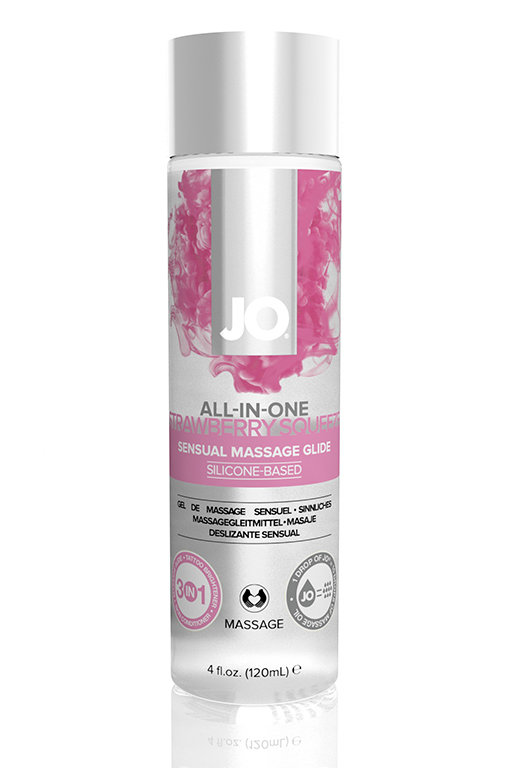 Массажный гель-масло Massage Oil клубничный фото 1 — Твой Каприз