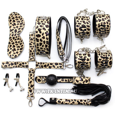 Набор для бдсм игр с хищным рисунком — Твой Каприз