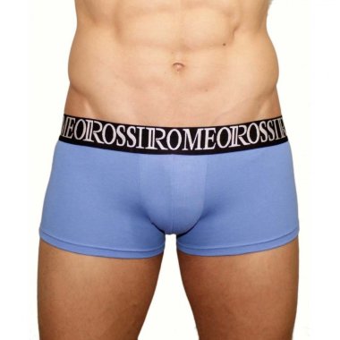 Мужские боксеры с низкой посадкой голубого цвета — Твой Каприз