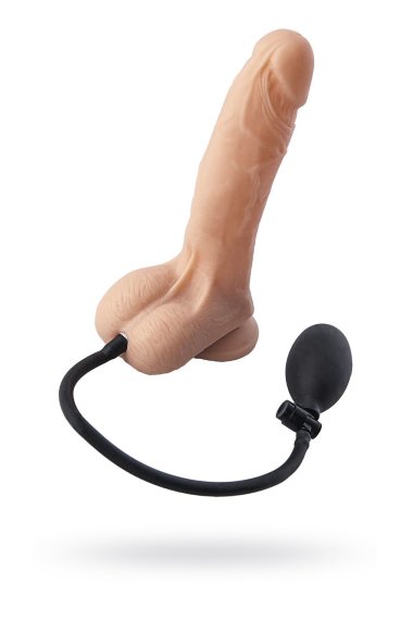 Реалистичный фаллоимитатор с ручным насосом TOYFA A-TOYS — Твой Каприз